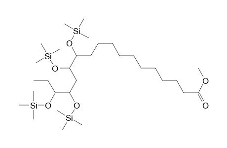 Octadecanoic acid, 12,13,15,16-tetrakis[(trimethylsilyl)oxy]-, methyl ester