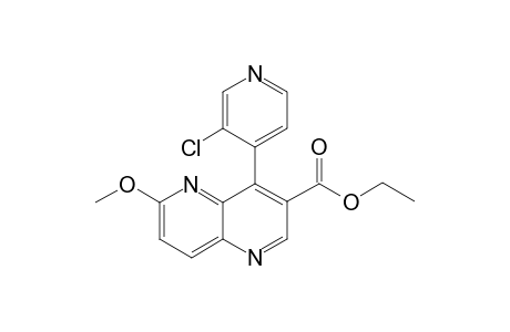 Ethyl 4-(3-Chloropyrid-4-yl)-6-methoxy-1,5-naphthyridine-3-carboxylate
