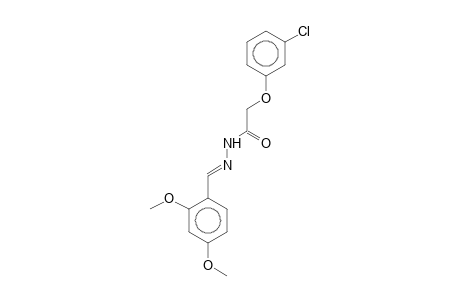 2-(3-Chlorophenoxy)-N'-[(Z)-(2,4-dimethoxyphenyl)methylidene]acetohydrazide