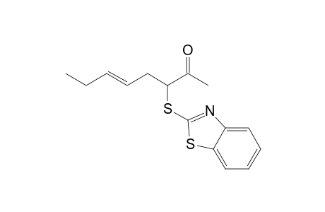 3-(Benzothiazol-2-thio)-5(E)-octen-2-one