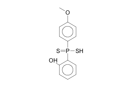 (2-Hydroxyphenyl)(4-methoxyphenyl)phosphinodithioic acid