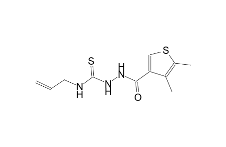 N-allyl-2-[(4,5-dimethyl-3-thienyl)carbonyl]hydrazinecarbothioamide