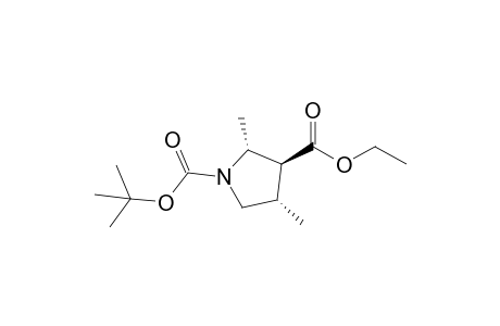 (2R,3S,4S)-2,4-dimethylpyrrolidine-1,3-dicarboxylic acid O1-tert-butyl ester O3-ethyl ester
