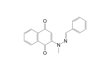 2-(N'-benzylidene-N-methylhydrazono)[1,4]naphthoquinone