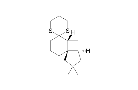 (3aS,4aR,8aR)-2,2-Dimethyloctahydro-6H-spiro{cyclopenta[1,4]cyclobuta[1,2]benzene-5,2'-[1,3]dithiane}