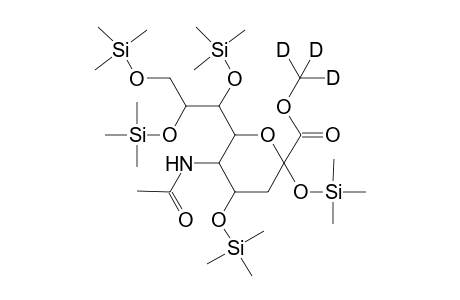 (Trideuteriomethyl) 5-[(acetyl)amino]-2,4-bis(trimethylsilyloxy)-6-[(1',2',3'-tris(trimethylsilyloxy)propyl]pyran-2-carboxylate