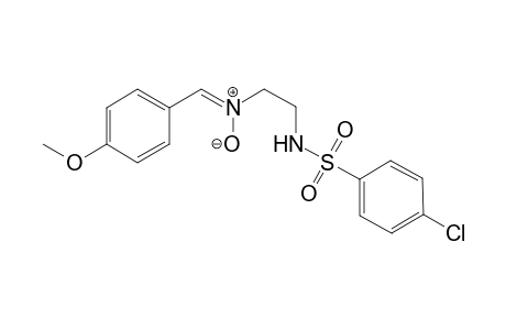C-(4-Methoxyphenyl)-N-[2-(4'-chlorophenylsulphonamido)ethyl]nitrone