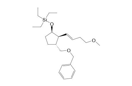 (1R*,2S*,3R*)-1-(Benzyloxymethyl)-2-[(E)-4'-methoxy-1'-butenyl]-3-[(triethylsilyl)oxy]-cyclopentane