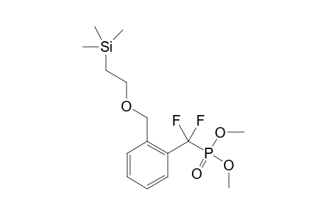 4-(Dimethylphosphono)difluoromethyl]-3-(2-trimethylsilylethoxymethyl)benzene