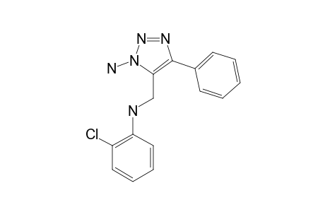 1-AMINO-5-(o-CHLORO-PHENYL)-AMINO-METHYL-4-PHENYL-1,2,3-TRIAZOLE