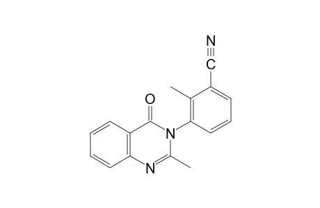 3-(2-methyl-4-oxo-3(4H)-quinazolinyl)-o-tolunitrile