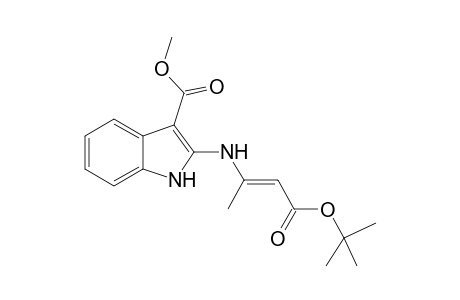 Methyl 2-(2-t-butyloxycarbonyl-1-methylvinylamino)indole-3-carboxylate