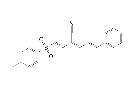 3-Cyano-1-(p-toluenesulfonyl)-4-(2-phenylethenyl)-1,3-butadiene
