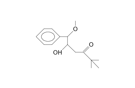 5-Hydroxy-6-methoxy-2,2-dimethyl-6-phenyl-hexan-3-one diastereomer 1