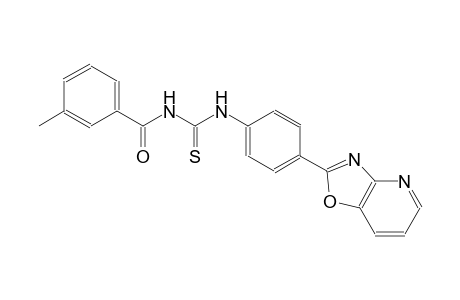 N-(3-methylbenzoyl)-N'-(4-[1,3]oxazolo[4,5-b]pyridin-2-ylphenyl)thiourea