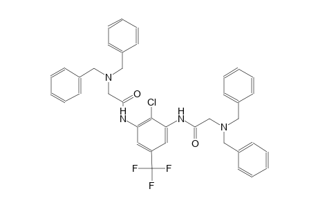 N-[2-chloro-3-{[(dibenzylamino)acetyl]amino}-5-(trifluoromethyl)phenyl]-2-(dibenzylamino)acetamide