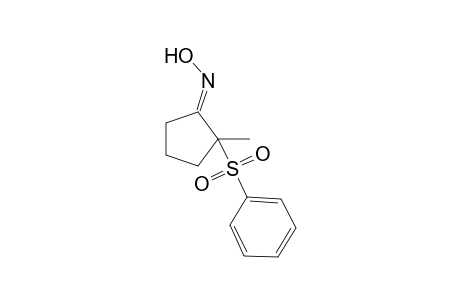 (NE)-N-[2-(benzenesulfonyl)-2-methylcyclopentylidene]hydroxylamine