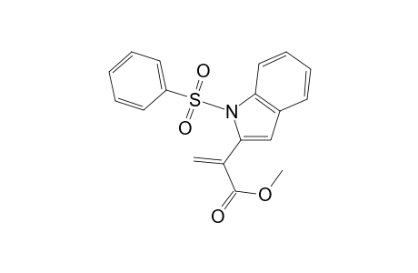 2-(1-besylindol-2-yl)acrylic acid methyl ester