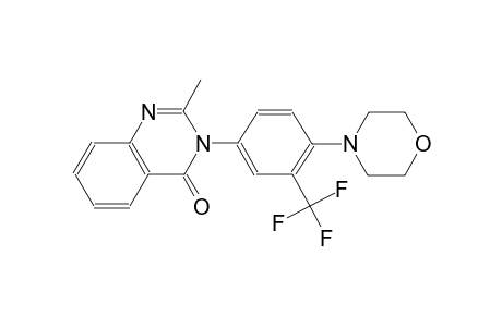 2-Methyl-3-(4-morpholin-4-yl-3-trifluoromethyl-phenyl)-3H-quinazolin-4-one
