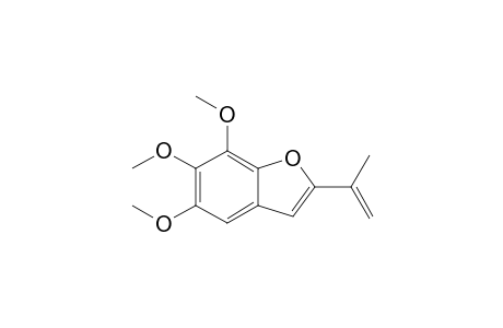 2-Isopropenyl-5,6,7-trimethoxybenzofuran