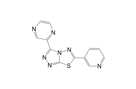 [1,2,4]triazolo[3,4-b][1,3,4]thiadiazole, 3-pyrazinyl-6-(3-pyridinyl)-