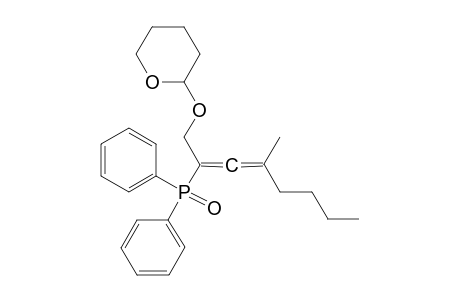 2-(2-DIPHENYLPHOSPHINOYL-4-METHYL-OCTA-2,3-DIEN-YL-OXY)-TETRAHYDRO-2H-PYRAN