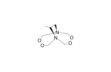 1,6-DIAZA-3,4,8,9-TETRAOXA-11-METHYLBICYCLO-[4.4.2]-DODECANE