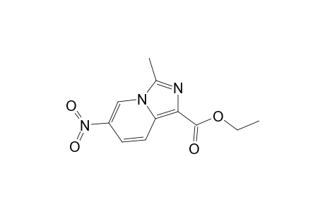 3-Methyl-6-nitro-1-imidazo[1,5-a]pyridinecarboxylic acid ethyl ester
