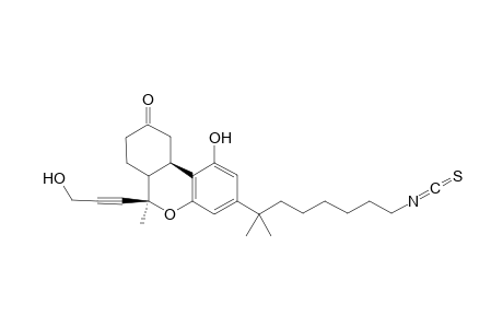 3-(7-Isocyano-1,1-dimethylheptyl)-6-methyl-6-(3-hydroxypropynyl)-9-oxo-6a,7,8,9,10,10a-hexahydrobenzo[b]chroman-1-ol