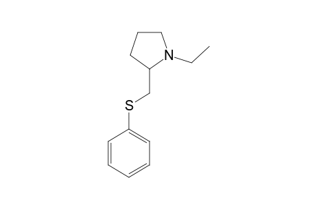 1-ETHYL-2-(PHENYLTHIOMETHYL)-PYRROLIDINE