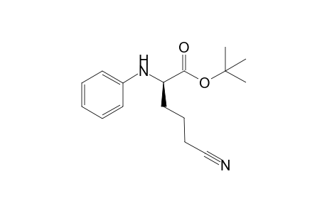 tert-butyl (2R)-2-anilino-5-cyano-pentanoate