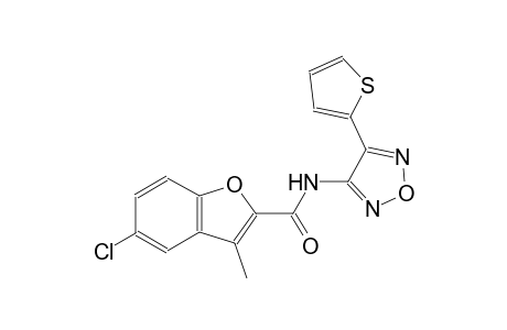 2-benzofurancarboxamide, 5-chloro-3-methyl-N-[4-(2-thienyl)-1,2,5-oxadiazol-3-yl]-