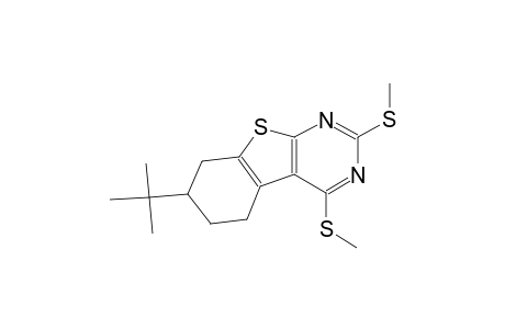 7-tert-butyl-2,4-bis(methylsulfanyl)-5,6,7,8-tetrahydro[1]benzothieno[2,3-d]pyrimidine