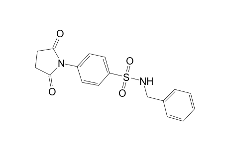 Pyrrolidine-2,5-dione, 1-(4-benzylaminosulfonyl)phenyl-