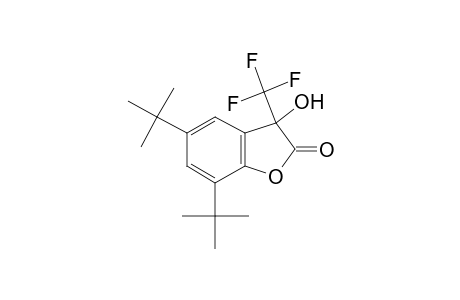 3H-Benzofuran-2-one, 5,7-di-tert-butyl-3-hydroxy-3-trifluoromethyl-