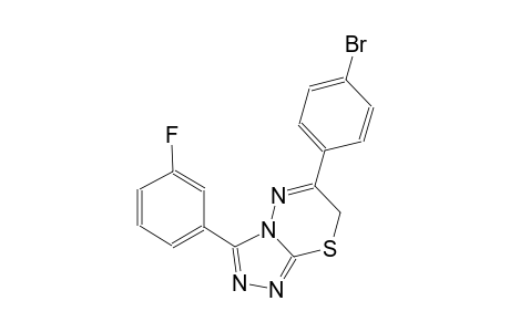 6-(4-bromophenyl)-3-(3-fluorophenyl)-7H-[1,2,4]triazolo[3,4-b][1,3,4]thiadiazine