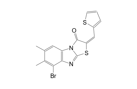 thiazolo[3,2-a]benzimidazol-3(2H)-one, 8-bromo-6,7-dimethyl-2-(2-thienylmethylene)-, (2E)-