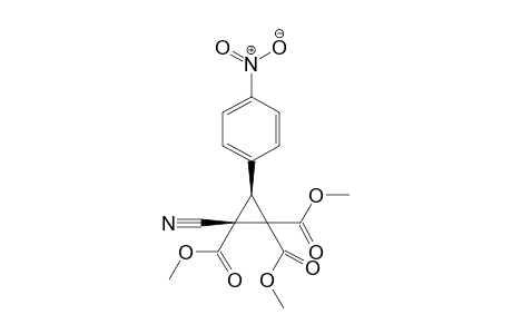 Trimethyl (2R*,3R*)-2-cyanocyclopropane-3-(4-nitrophenyl)-1,1,2-tricarboxylate