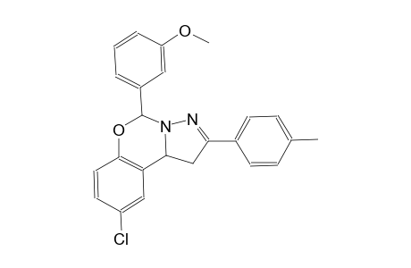3-[9-chloro-2-(4-methylphenyl)-1,10b-dihydropyrazolo[1,5-c][1,3]benzoxazin-5-yl]phenyl methyl ether