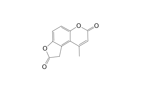 Furan-2(3H)-one [4.5-f]-4-methyl-2H-1-benzopyran-2-one