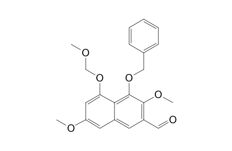 1-Benzoxy-2,6-dimethoxy-8-(methoxymethoxy)naphthalene-3-carboxaldehyde