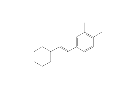 (E)-4-(2-cyclohexylvinyl)-1,2-dimethylbenzene