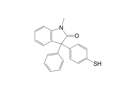 3-(4-Mercaptophenyl)-1-methyl-3-phenylindolin-2-one