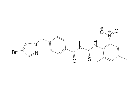 N-{4-[(4-bromo-1H-pyrazol-1-yl)methyl]benzoyl}-N'-(2,4-dimethyl-6-nitrophenyl)thiourea