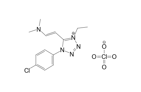 trans-1-(p-chlorophenyl)-5-[2-(dimethylamino)vinyl]-4-ethyl-1H-tetrazolium perchlorate