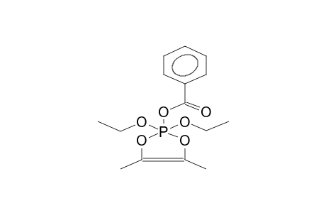 2,2-DIETHOXY-2-BENZOYLOXY-4,5-DIMETHYL-1,3,2-DIOXAPHOSPHOLENE