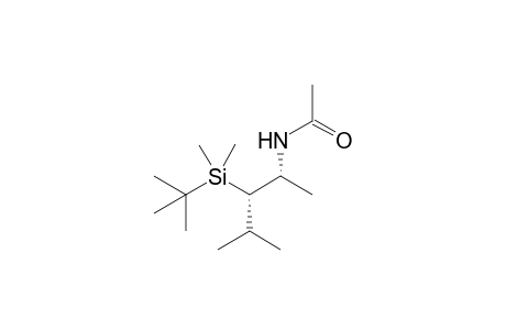 N-[(1R,2S)-2-[tert-butyl(dimethyl)silyl]-1,3-dimethyl-butyl]acetamide