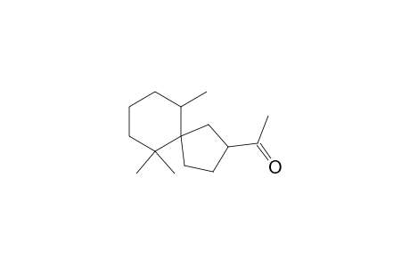 Ethanone, 1-(6,6,10-trimethylspiro[4.5]dec-2-yl)-