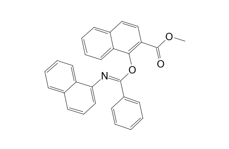 Methyl 1-([(E)-(1-naphthylimino)(phenyl)methyl]oxy)-2-naphthoate