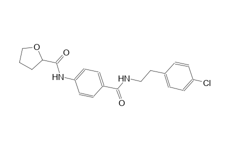 2-furancarboxamide, N-[4-[[[2-(4-chlorophenyl)ethyl]amino]carbonyl]phenyl]tetrahydro-